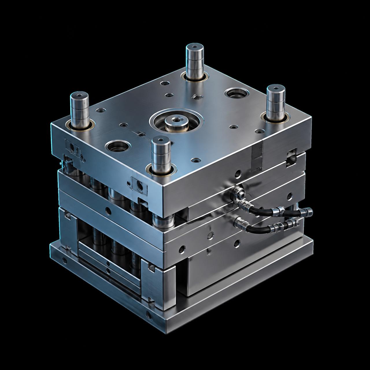 Injection mould — Die Closed (Clamping)