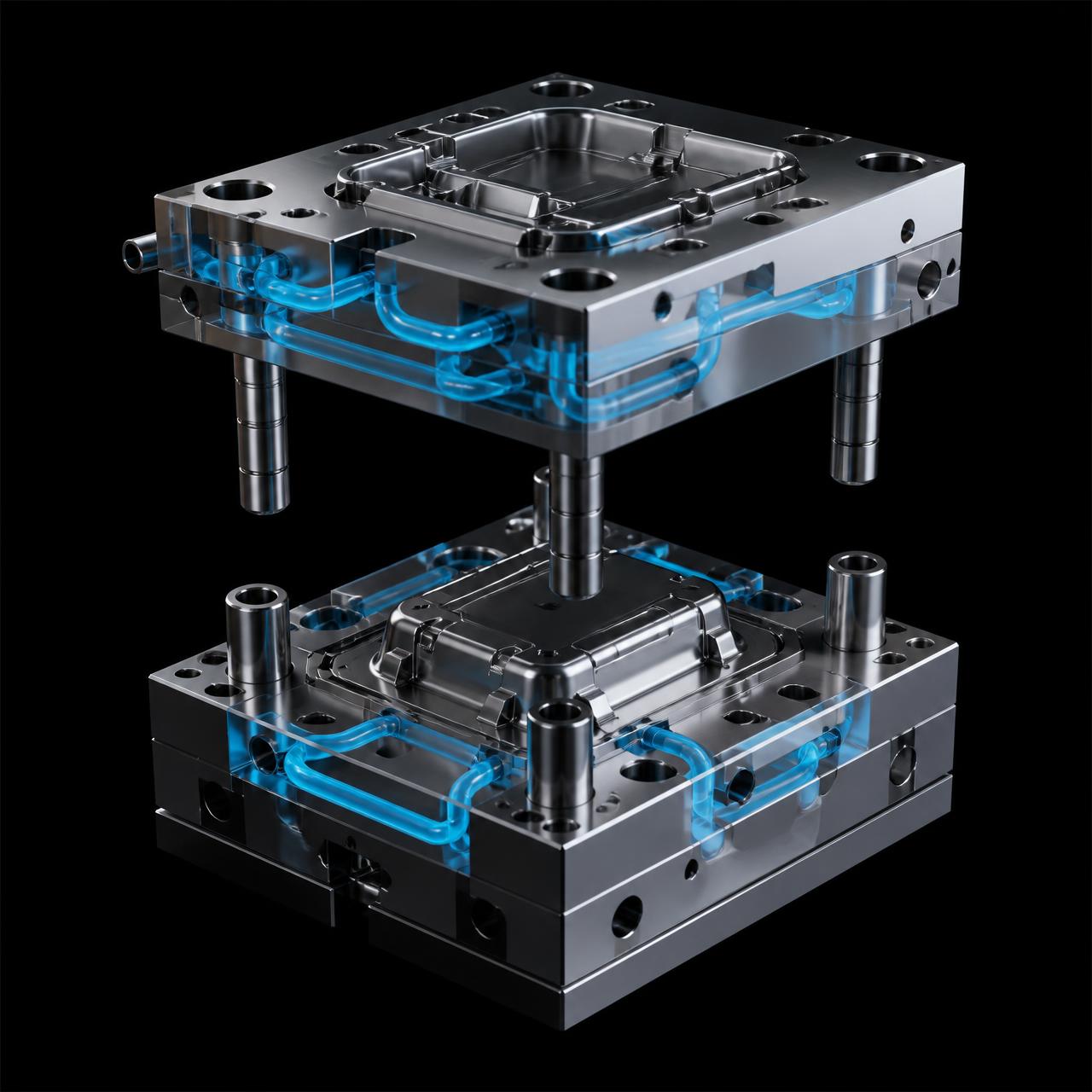 Injection mould — Opening / Core Retraction